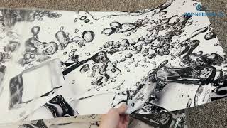 Kuchyňský panel ABS plast Ledové kostky 3000x600mm 1,5mm