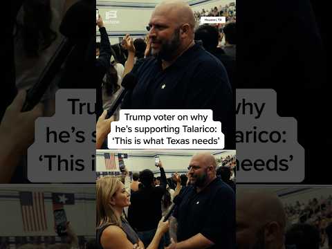 Trump voter on why he's supporting Talarico: 'This is what Texas needs'
