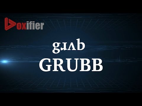 How to Pronunce Grubb in English - Voxifier.com