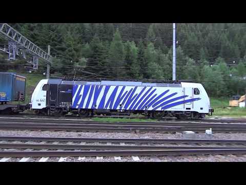 186-441 LOKOMOTION PARTE CON MERCI DAL BRENNERO. MERC. 4 - 7 - 2018