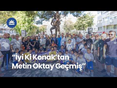 Konak'ta Vefa Dolu Buluşma: Metin Oktay Heykeli Önünde Anıldı