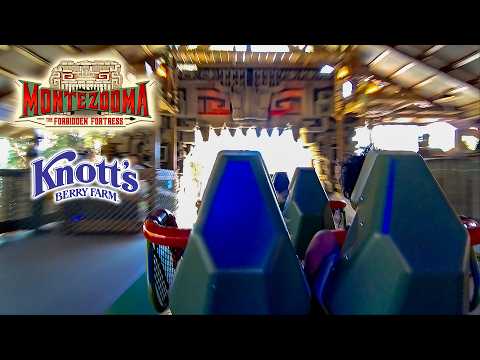 Back row point of view footage of MonteZOOMa: The Forbidden Fortress