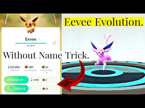How to Evolve EEVEE Into ESPEON Without Using NAME TRICK In Pokemon Go | Spring Into Spring 2023