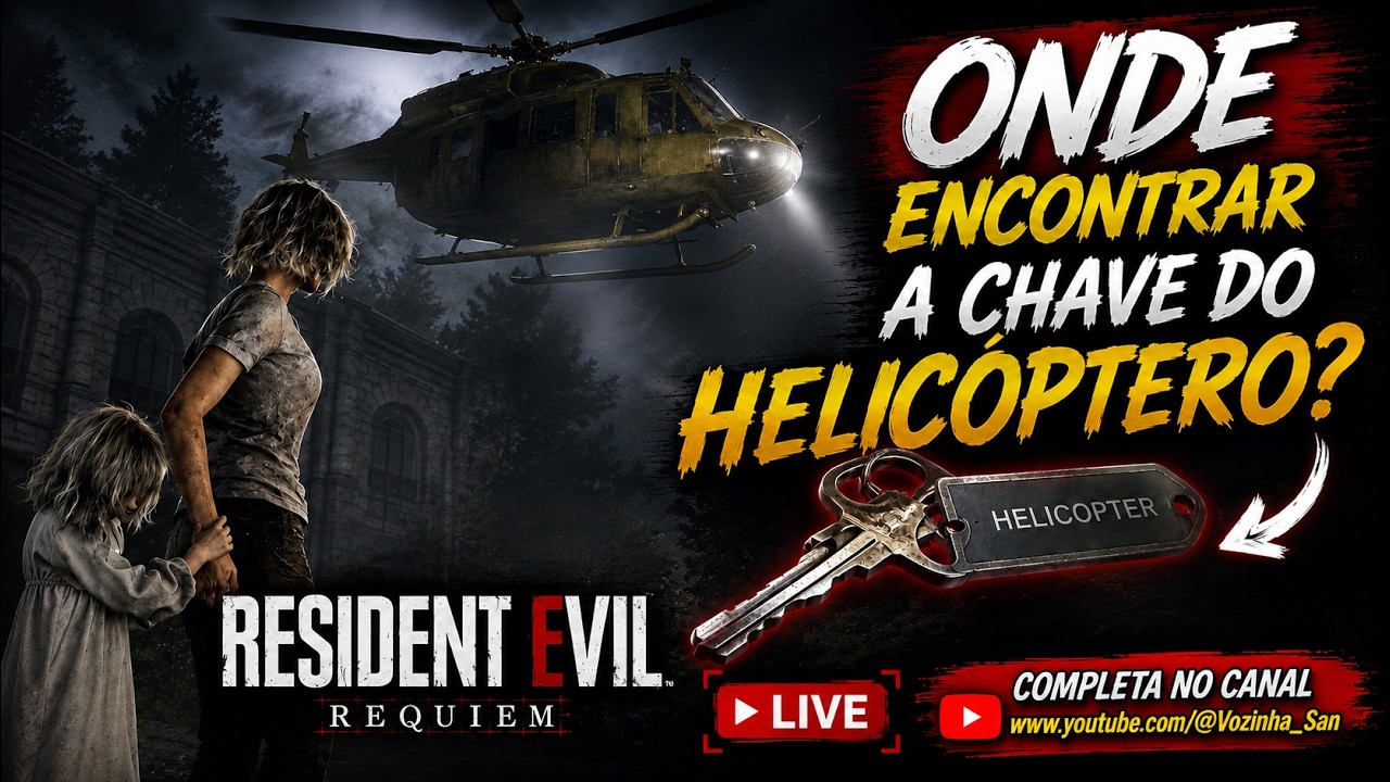 GUIA: Encontre a chave do helicóptero em Resident Evil Requiem!