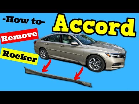 2018-2019 Honda Accord How to Remove Rocker Molding