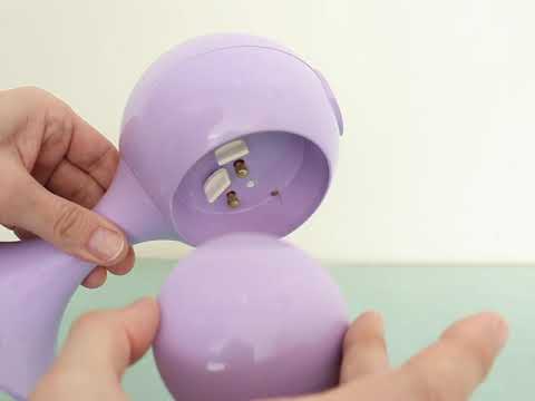 Sold! BLESSING Alarm CLOCK Retro Vintage PURPLE BLACK Mantel Pedestal Space Age German