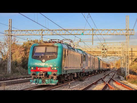 Doppia E464 + D445 per Recupero materiale guasto in transito a Vibo - Pizzo