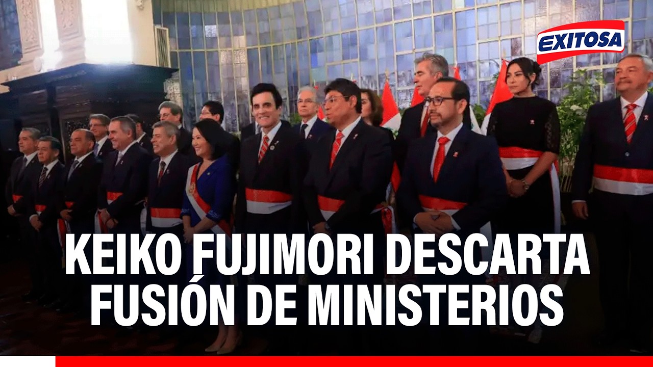 🔴🔵 Keiko Fujimori descarta fusión de ministerios en pedido de facultades legislativas