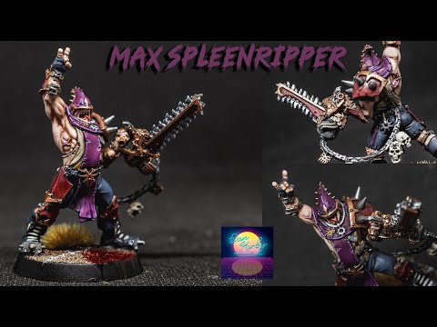 MAX SPLEENRIPPER | Forgeworld Resin Star player for Blood Bowl.