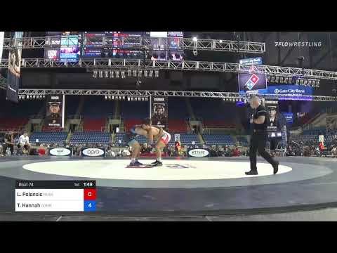 87 Kg Rr Rnd 2 - Lukas Poloncic, Minnesota Storm Vs Tyler Hannah, Combat W.C. School Of Wrestling