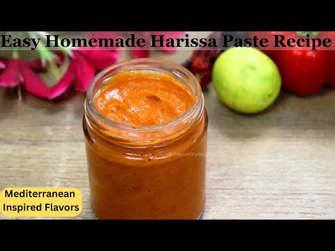 Authentic Harissa Paste Recipe | How to make Harissa | Homemade Harissa (North African Chili Paste)