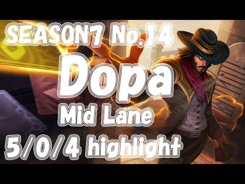 Dopa TwistedFate vs Talon highlight KR LOL Challenger