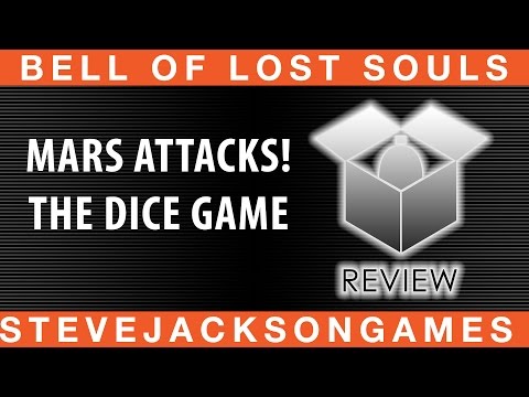 Bell of Lost Souls - Mars Attacks: The Dice Game - Unboxing and Review