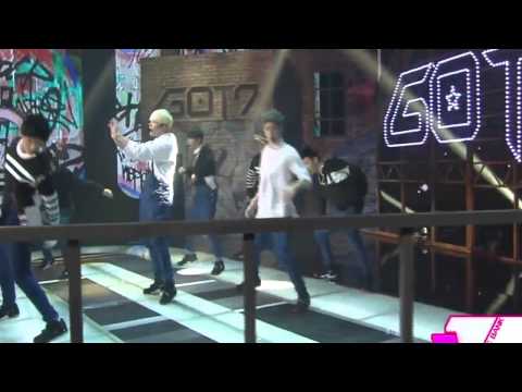 Live  141121 GOT7 Gimme + Stop Stop It @ Music Bank Comeback Stage