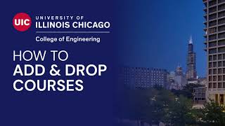 How to Add & Drop Courses
