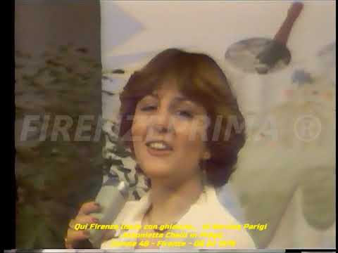 Qui Firenze liscio con ghiaccio ...  Antonietta Chelli in Prego - Canale  48 -  08 02 1979