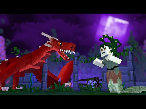 Minecraft: MEDUSA Vs DRAGÃO DE FOGO!! Ep.11 - Era Dos Dragões ‹ DONAT3LO ›