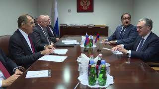 Meeting of Foreign Ministers of the Republic of Armenia and the Russian Federation