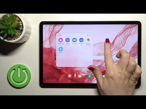 How to Create Home Screen Folders in SAMSUNG Galaxy Tab S8 – Group Apps on Home Screen