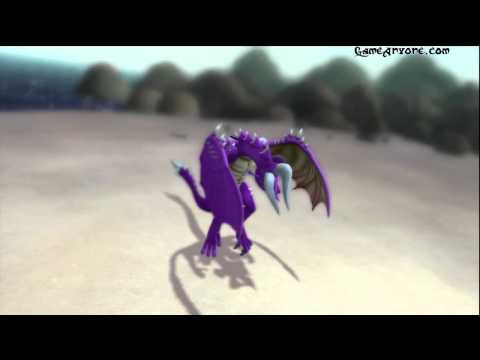 Let's Play - Blue Dragon [HD] Part 98: How NOT to beat the Amethyst Dragon [Boss Fight - Take 1]