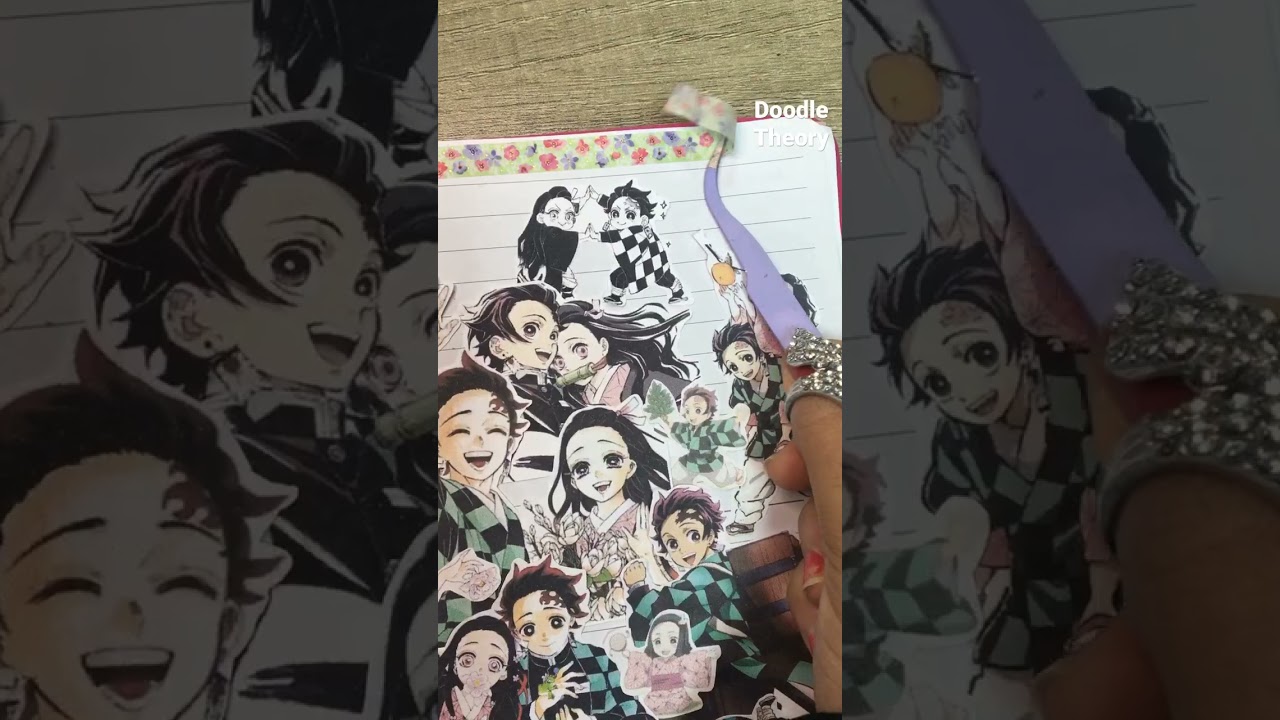 Kamado Tanjiro Nezuko anime journal Kimetsu no Yaiba #shorts #tanjiro #nezuko #kimetsunoyaiba #kny