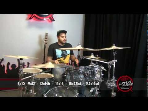 DW Collector's Series Black Galaxy Standard Maple Drums