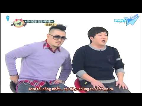 [Vietsub] 120114 Weekly Idol - B1A4 1/2