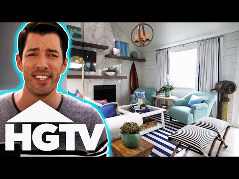 The Property Brothers Battle Over The Best Waterfront Living Room | Brother vs. Brother