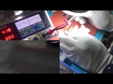 reparación IPhone 8 no enciende por corto consumo total en la fuente