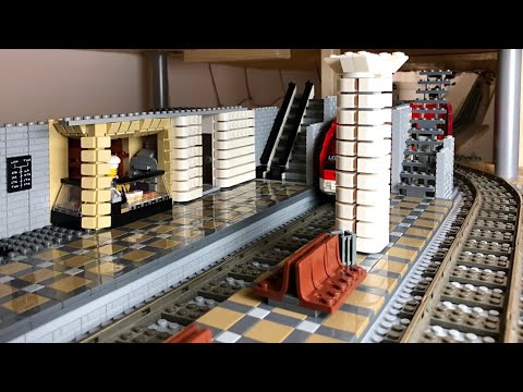 Bau einer Lego Stadt Teil 63. - Bahnhof unter der Stadt [3]