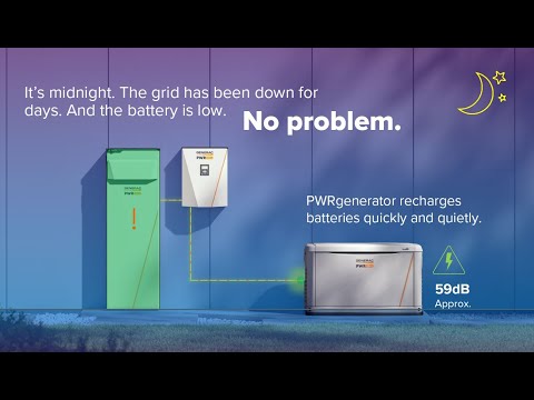 How Generac's PWRgenerator and PWRmanager ensure whole home backup with solar and one battery