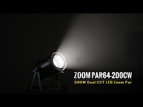 Dual CCT 200W LED Zoom Par Light