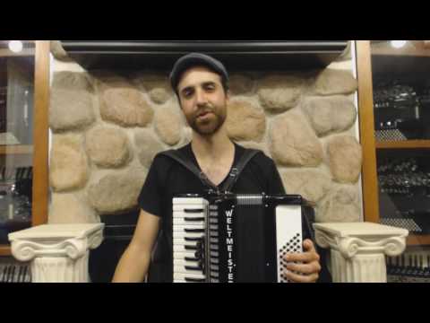 How to Play a 48 Bass Accordion - Lesson 1 - Introduction to Counter Bass - Chopsticks