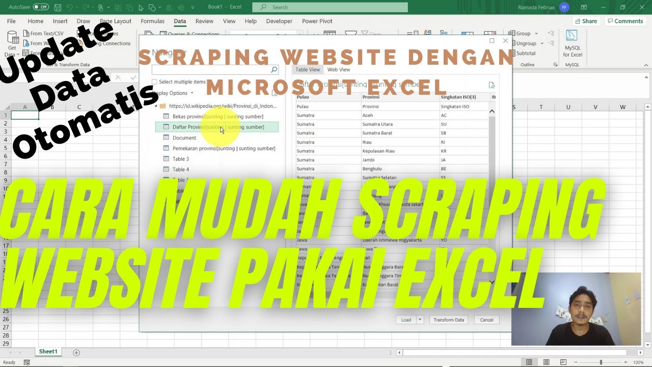 Scraping Data Dari Website Ke Excel (Web Scraping)