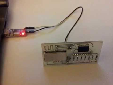 Super POV & Relay control Based on Attiny2313 + Bluetooth BTM222 module + Android App