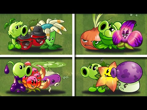 Random Best 4 Team Push Plants Battles - Who Will Win? - PvZ 2 Team Plants vs Team Plants