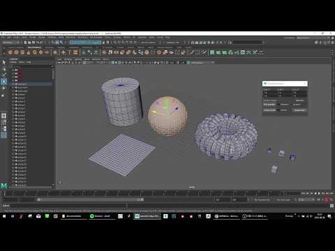 Maya Python Greeble Script