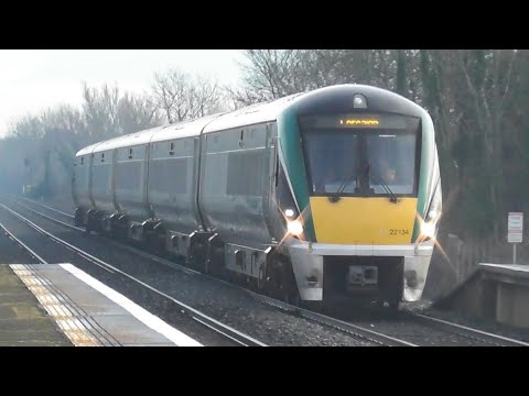 Irish Rail 22000 Class Intercity Train 22134 - Monasterevin Station, Kildare