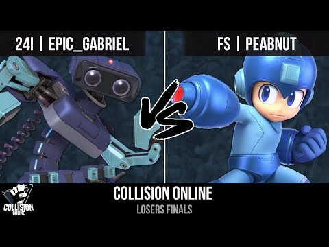 Collision Online - 24i  Epic_Gabriel (ROB) Vs. FS  Peabnut (Megaman) - Losers Finals - SSBU