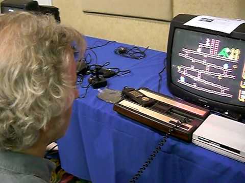 Dave Warhol Intellivision Programmer Playing DKinty