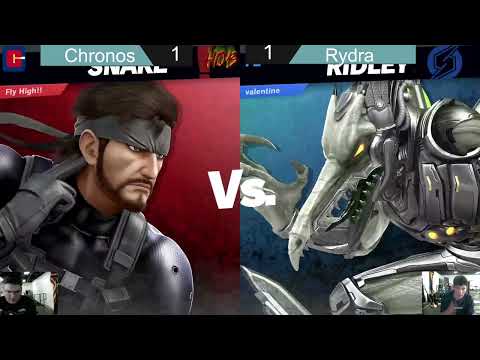 Hall of Brawl - Chronos(Snake) vs Rydra(Ridley) - Losers Finals - SSBU