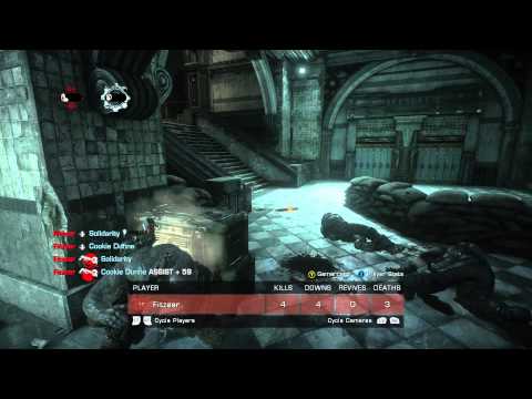 Gears of War UE With Actives On Insane Headshot