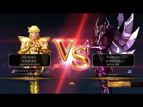 ⩓Saint Seiya Soldier Soul ↪ Zapata temible00 (Shaka) vs NV350 (Aiacos)
