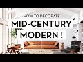 HOW TO DECORATE MID CENTURY MODERN Super In Depth Guide