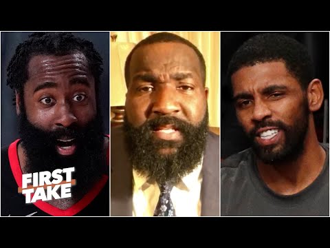 籃網應該在今天用凱里-歐文去火箭隊換取哈登!- Kendrick Perkins | First Take (The Nets should trade Kyrie Irving to the Rockets for Harden TODAY! - Kendrick Perkins | First Take)