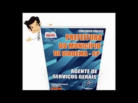 Apostila Concurso Diadema 2015 - Agente de Serviços Gerais