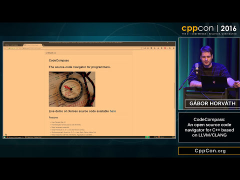 CodeCompass: An open source code navigator for C++ based on LLVM/Clang - Gábor Horváth [CppCon 2016]