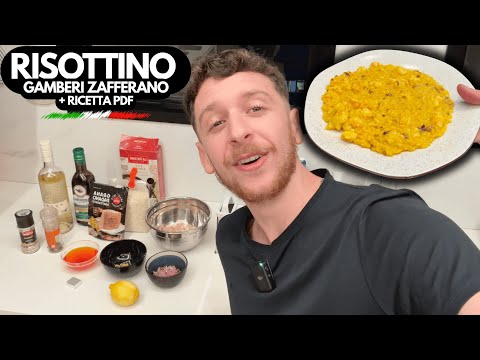 Risotto Zafferano e Gamberi (SUB ITA) | Migliora Il Tuo Italiano In Cucina