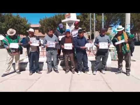 Oruro provincia Sebastián Pagador, municipio Huari C 31  VOTO NULO