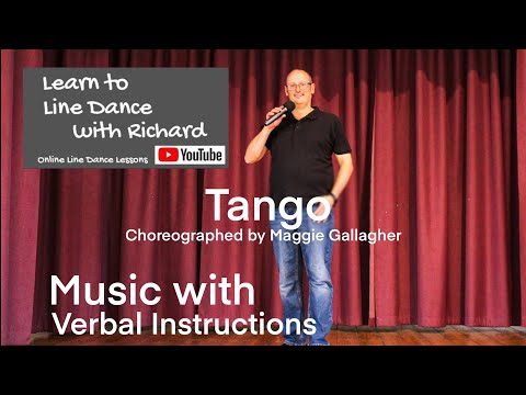 ABSOLUTE BEGINNER LINE DANCE LESSON 73 - Tango - Part 2 - Music with verbal instruction